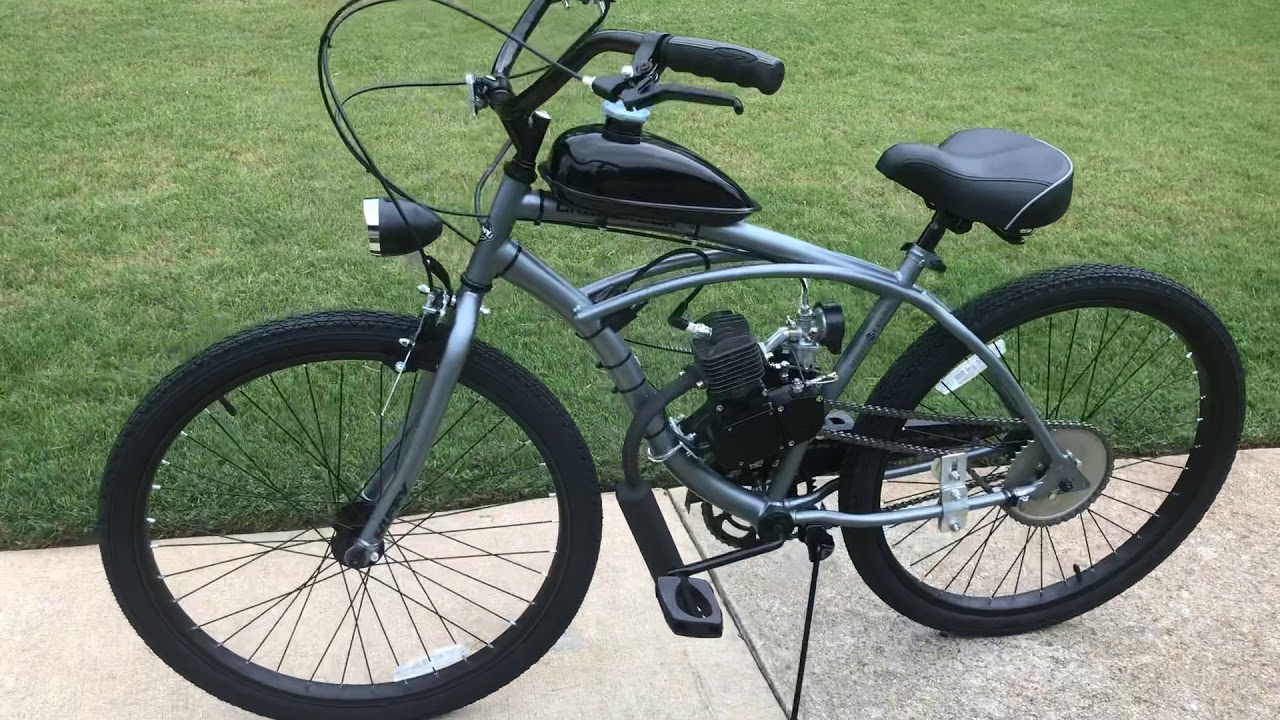 Cranbrook Gray 80cc Motorized Bike by Southern Custom CC