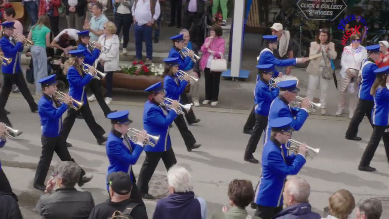 Fête Cantonale des Musiques Valaisannes 2024 - le défilé du dimanche