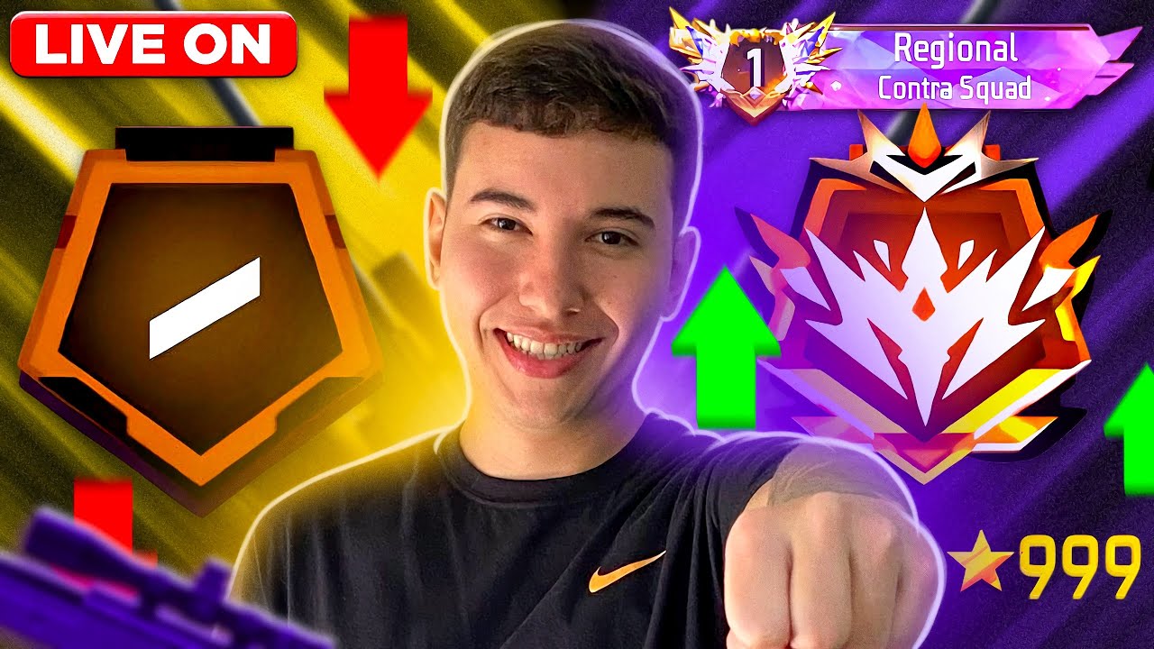 💜 TOP GLOBAL CS RANK 💜 FREE FIRE AO VIVO 💜 NOVA TEMPORADA CS RANK