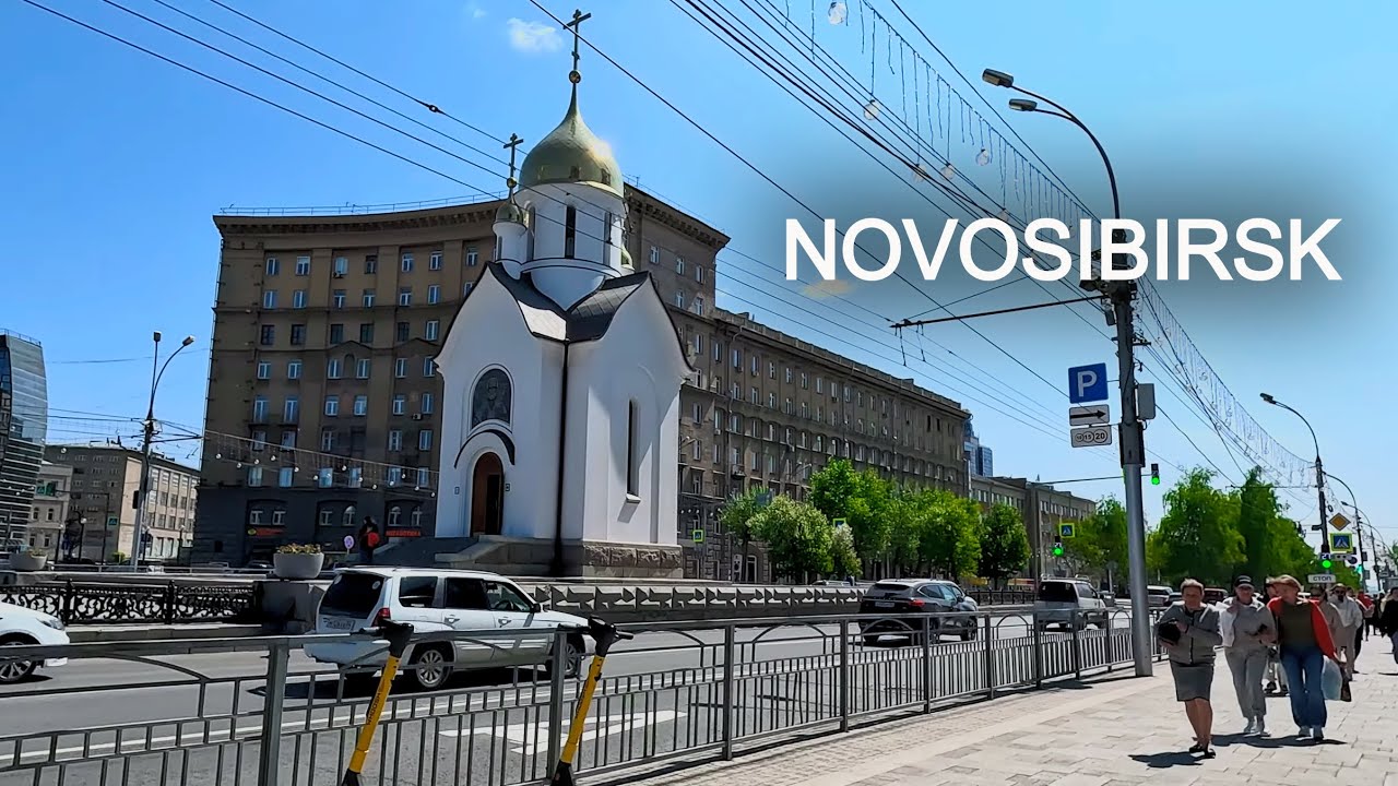 Новосибирск 4К - Прогулка по центру города