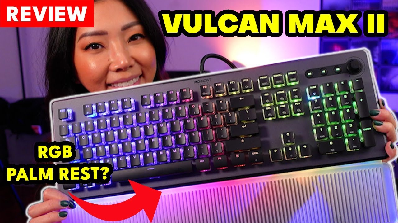 Reviewing Roccat's Vulcan Max II Keyboard..am I excited? (Streaming & Gaming)