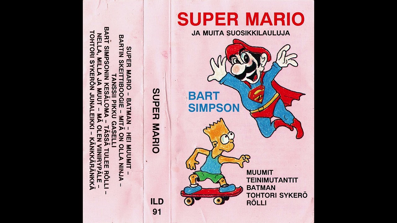 Super Mario Ja Muita Suosikkilauluja [1992] [Tape Rip]