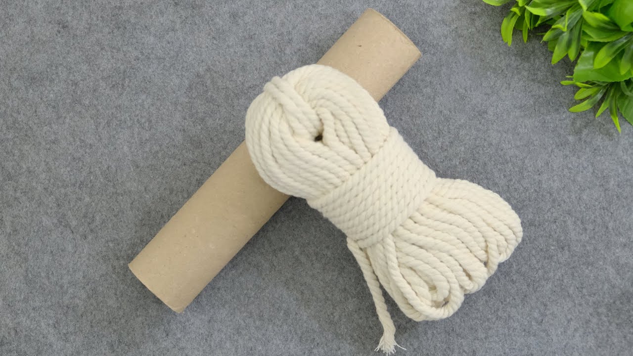 Замечательная Идея из Картонной Трубки  и Веревки DIY