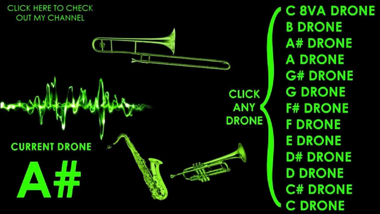 A# Bb PRACTICE DRONE