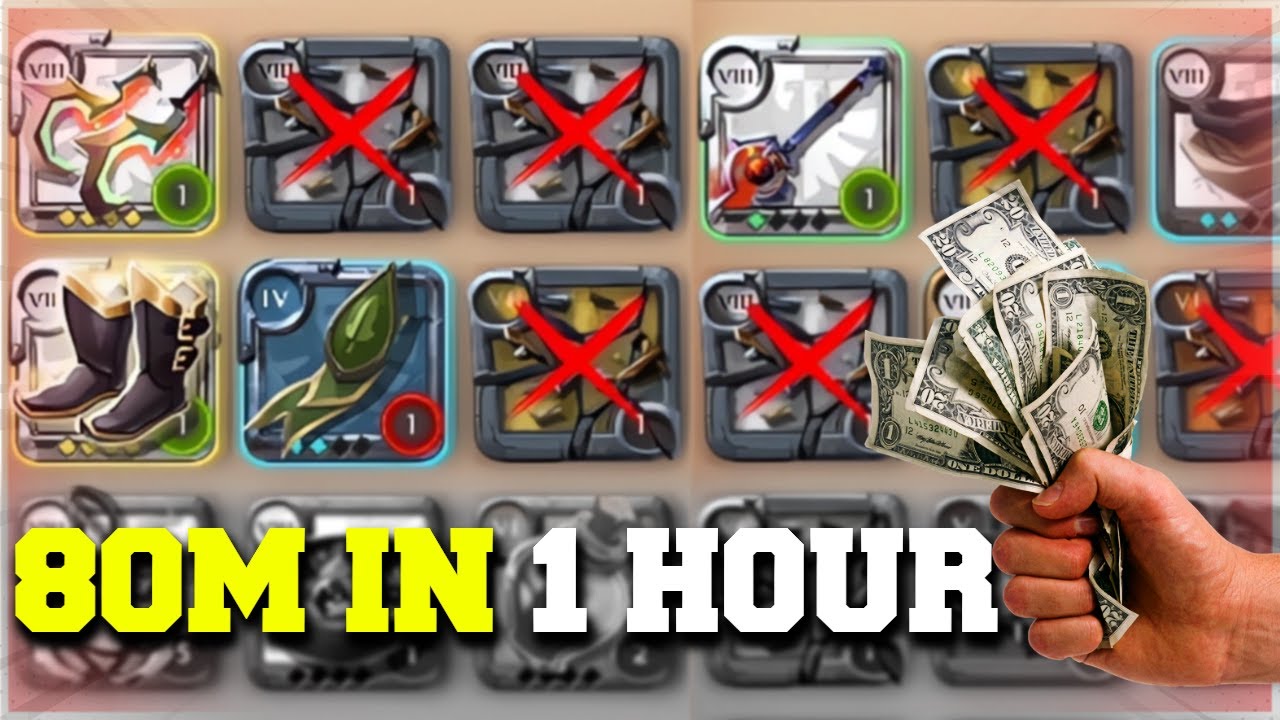 80 Million Silver in 1 Hour with Mistpiercer in Albion Online