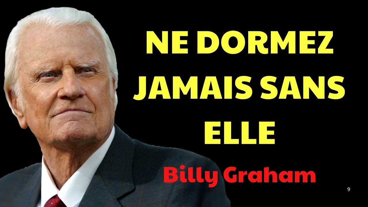 RÉVÉLATION Jésus a enseigné CETTE PRIÈRE pour bien dormir PEU LA CONNAIS | Prédications Billy Graham