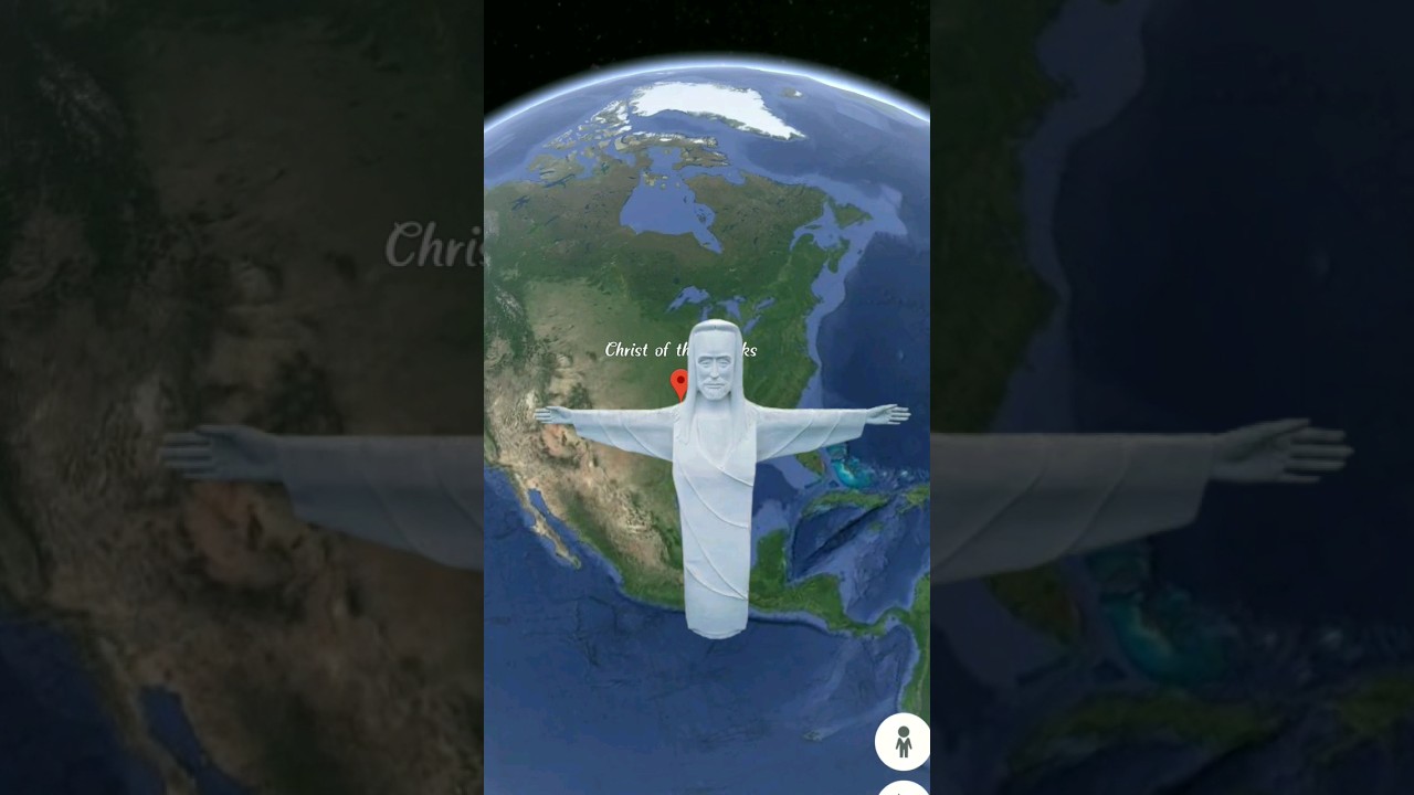 Christ of the Ozarks on Google maps and Google Earth 🌎#earth #googlemap #map #googleearth #3dmap