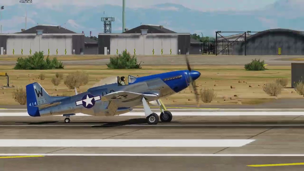 DCS Virtual Incirlik RIAT P-51D Arrival