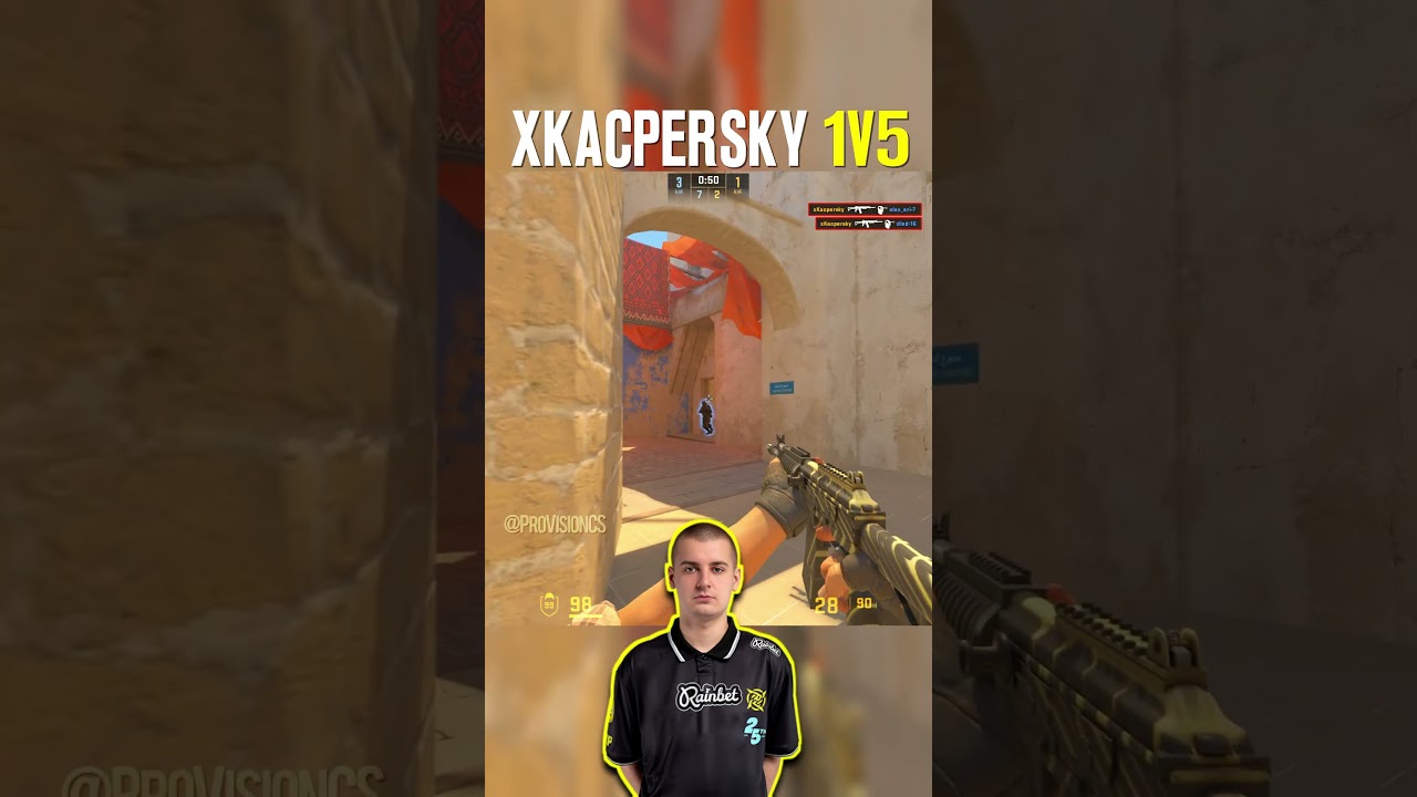 xKacpersky pulls off a CRAZY 1V5 CLUTCH 🔥