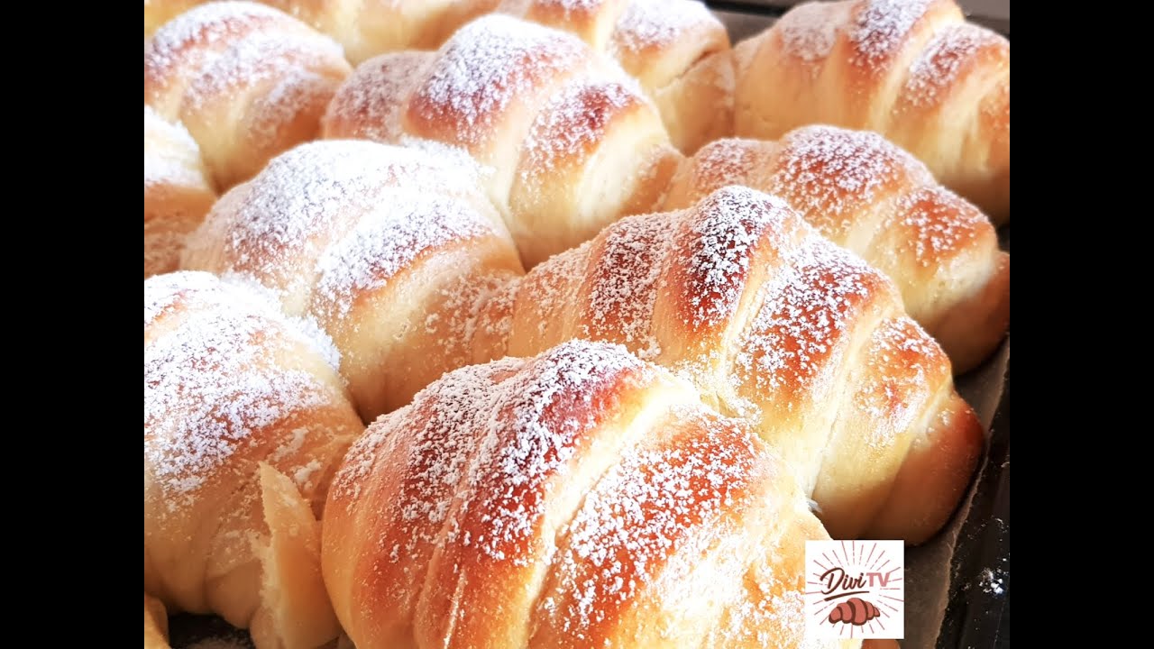 Fluffige Watte - Kipferln / Fluffy Croissants