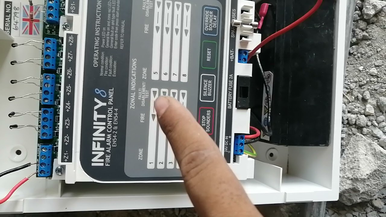 fire alarm system wiring diagram and प्रोग्रामिंग zeta panel what is fault inhindi