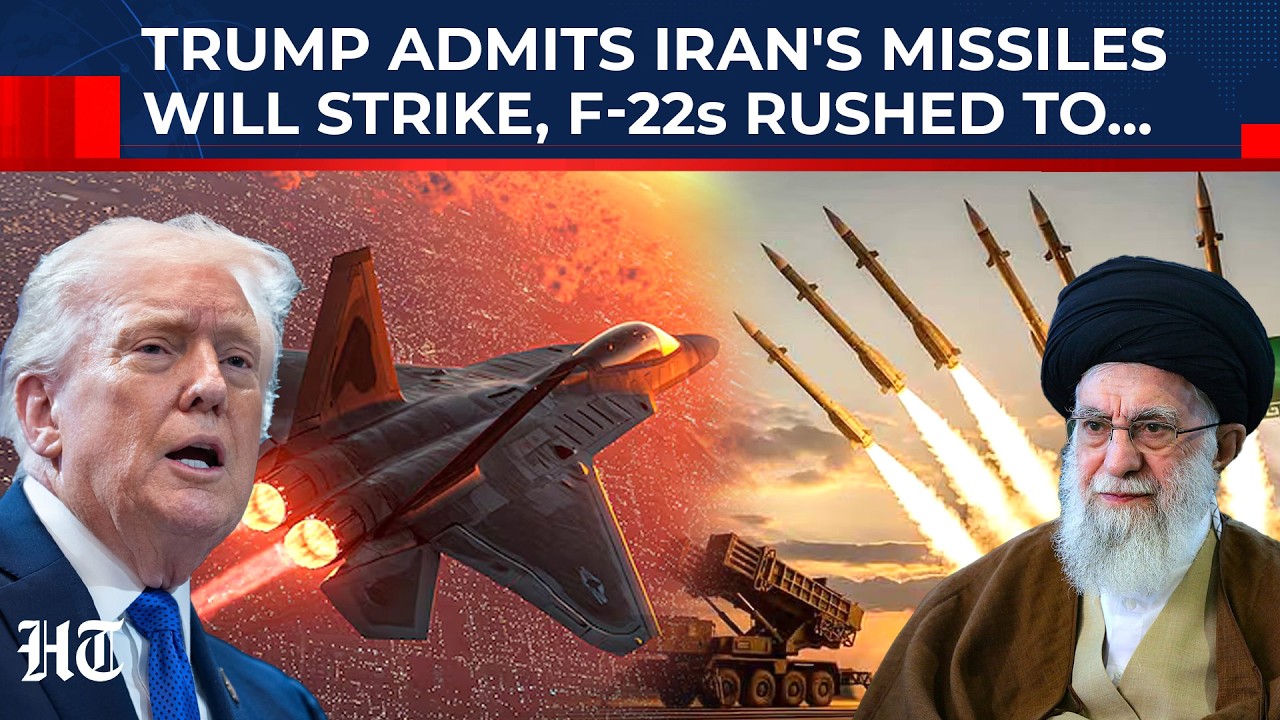 Netanyahu's Forces Tremble As Trump Gives Reality Check On Iran Missiles? 12 F-22 Jets Deployed