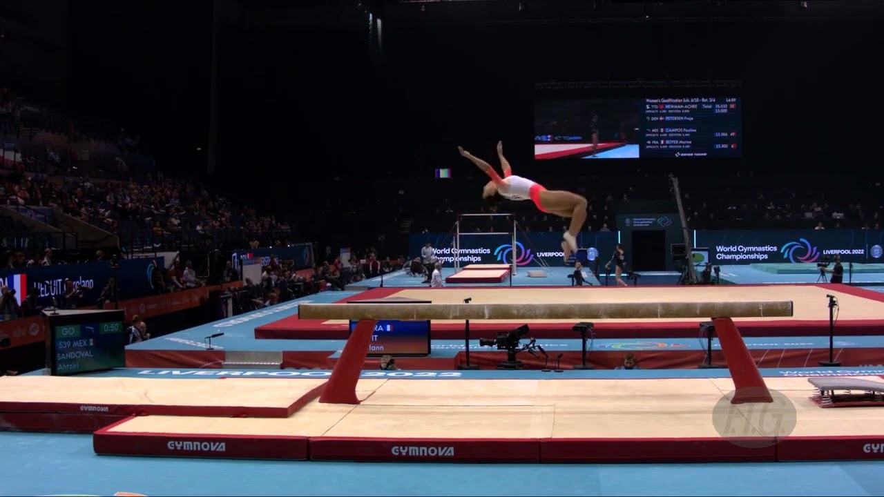 SANDOVAL Ahtziri (MEX) - 2022 Artistic Worlds, Liverpool (GBR) - Qualifications Balance Beam