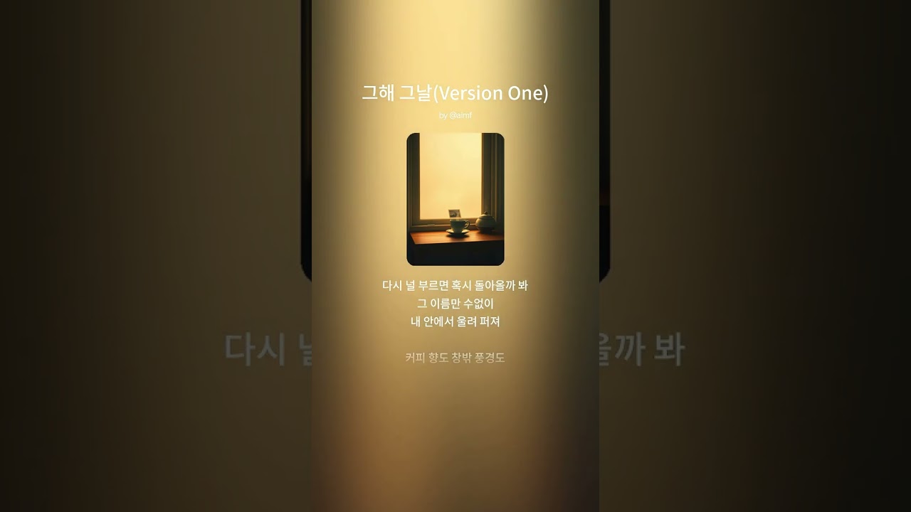 [REMASTER] 그해 그날(Version One)  -AIMF-