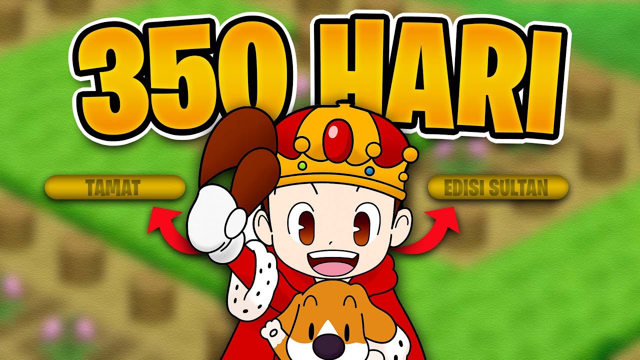 Gue main sampai 350 Hari dan berhasil TAMAT ! Harvest Moon Back to Nature