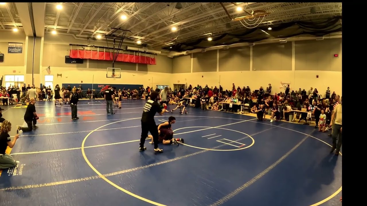 Andy wrestling