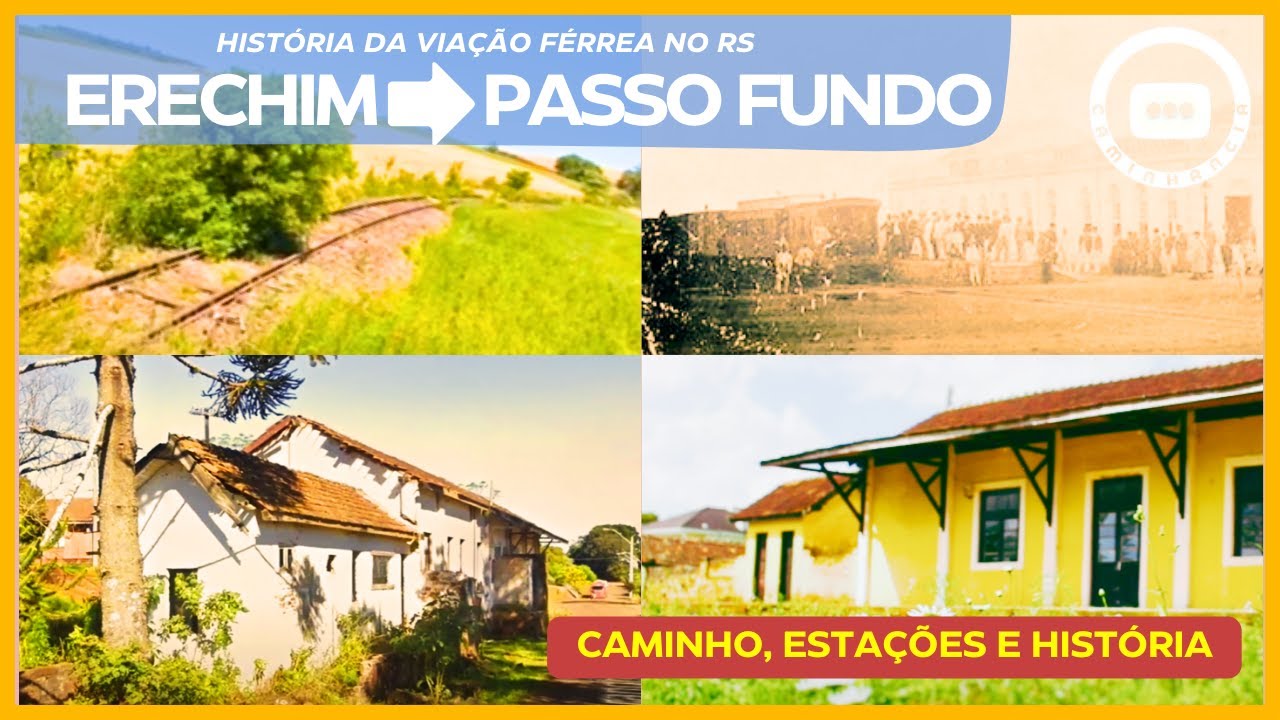 Uma Viagem de Trem entre Erechim e Passo Fundo - História da Viação Férrea no Rio Grande do Sul