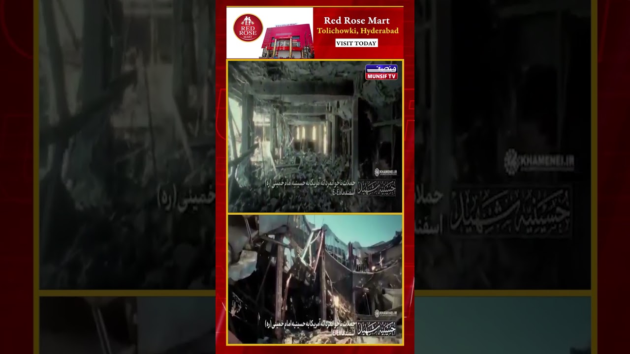 First Footage: Iran Releases Video of Ali Khamenei's Destroyed Tehran Compound