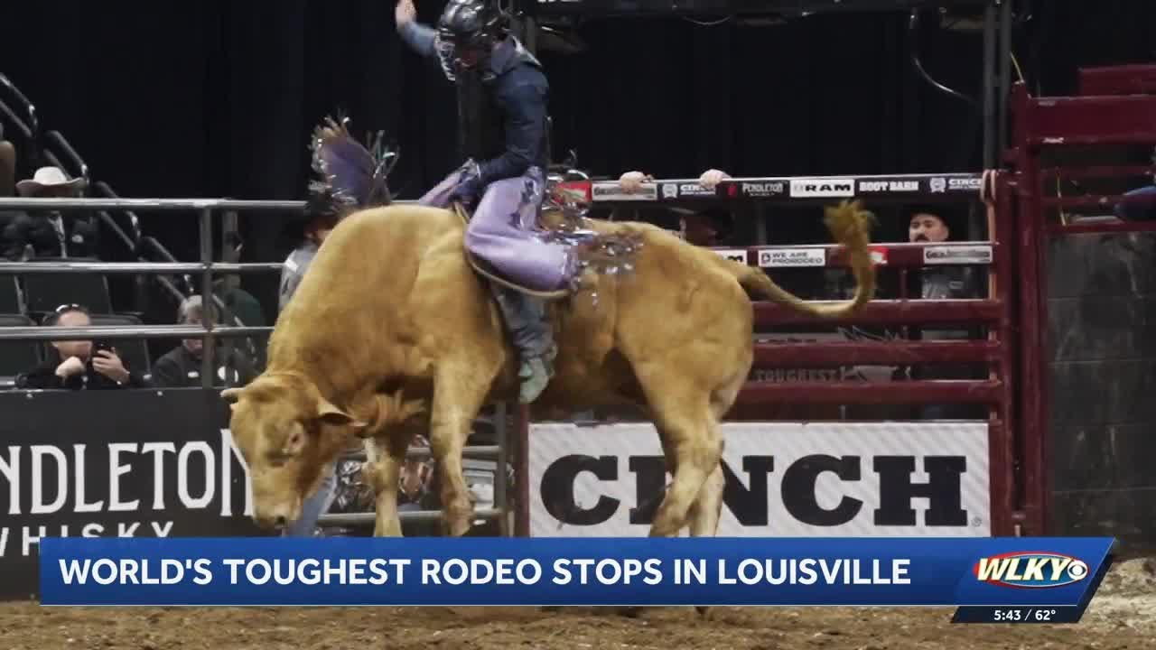 Cinch World's Toughest Rodeo привнесет захватывающие дух зрелища в Луисвилл.