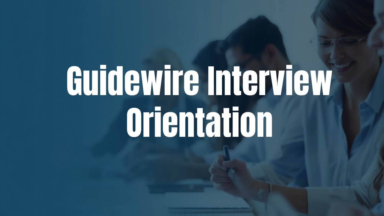 Guidewire interview related for Business analyst | short Explanation |