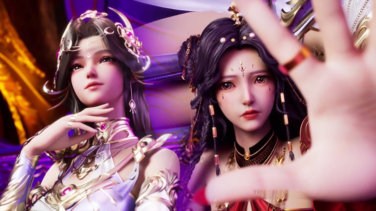 ⚜️来自第二大魔族的庇护！皓晨率两大猎魔团前往魔族！月魔族公主亲自庇护！【神印王座 Throne of Seal】#国漫