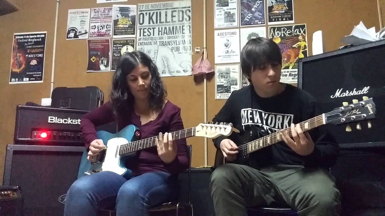 Rueda la Corona - La Raíz (dual guitar cover)