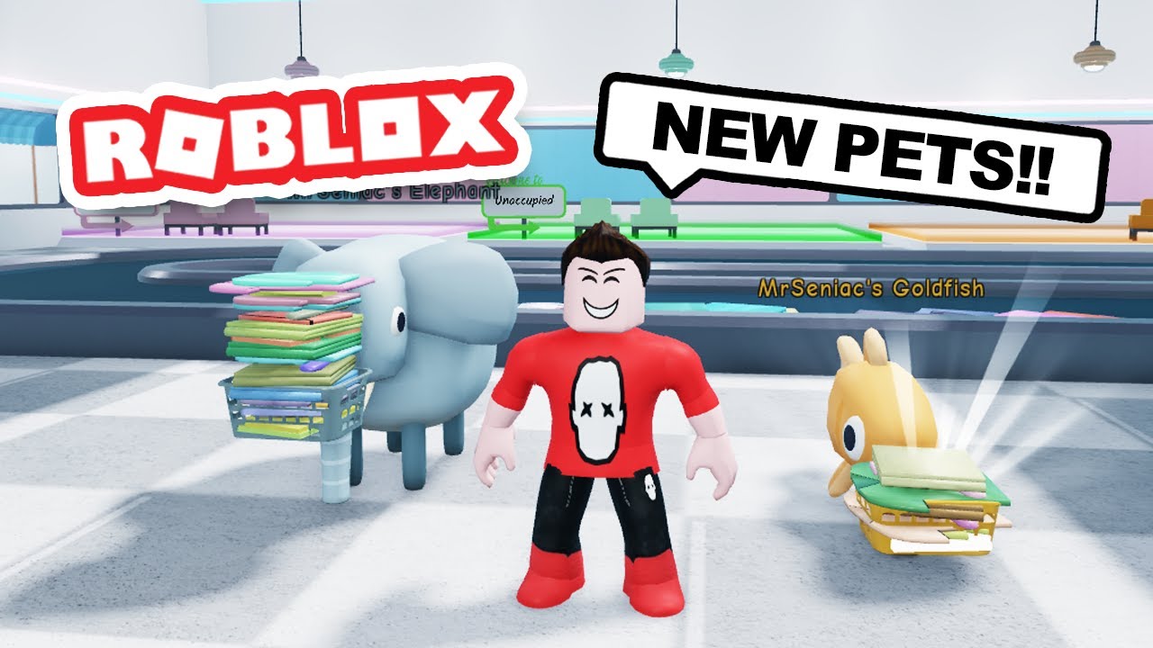 PETS UPDATE in Roblox Laundry Simulator