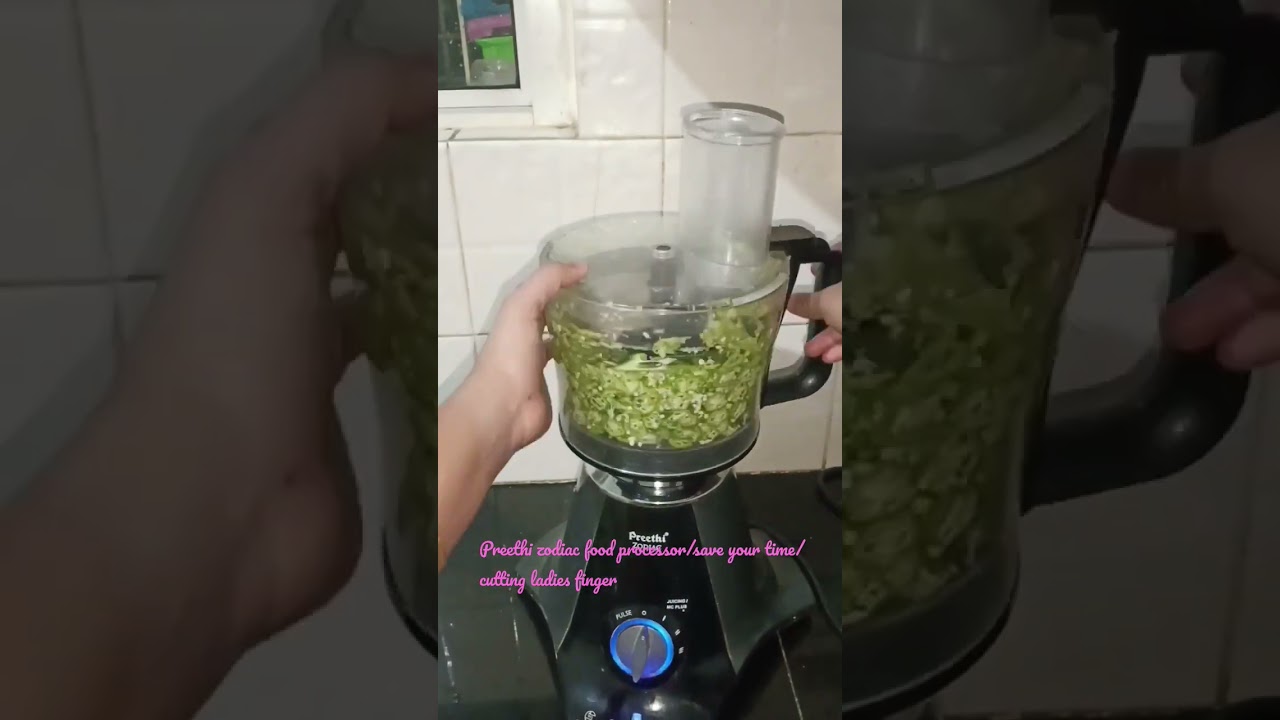 Preethi zodiac cosmo demo/preethi zodiac food processor/cutting ladies finger