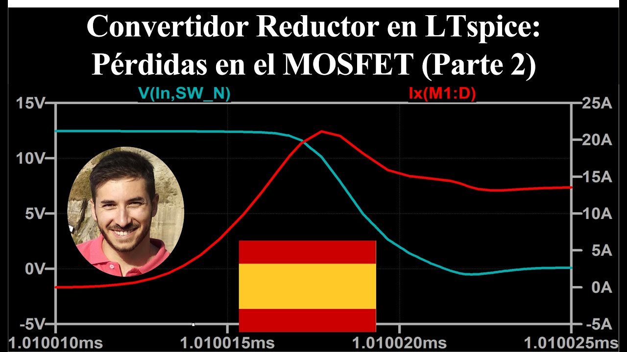 Convertidor Reductor en LTspice - Pérdidas en el MOSFET (Parte 2)