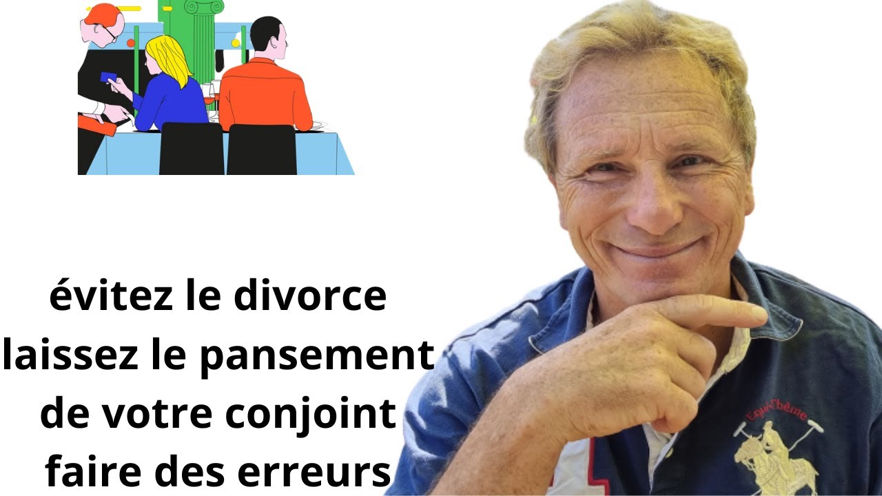 évitez le divorce laissez le pansement de votre conjoint faire des erreurs