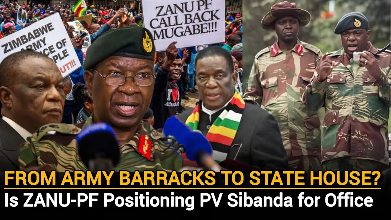 ✅From Army Barracks to State House? Is ZANU-PF Positioning PV Sibanda for Office🇿🇼🔥