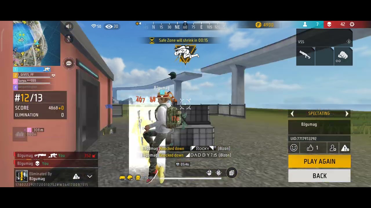free fire game me aya Hacker 😂😆😆 aaj pahli baar dekha