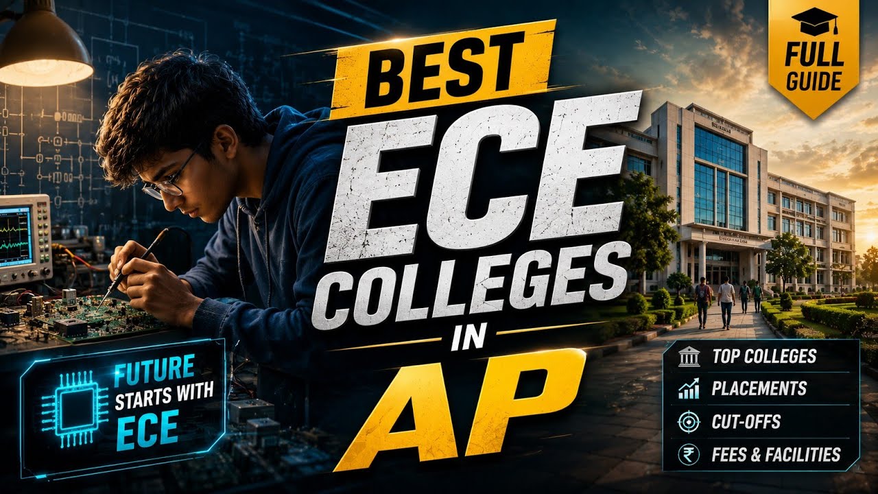 Top 10 ECE Colleges AP 2026 🔥 |Government + Private Colleges 
