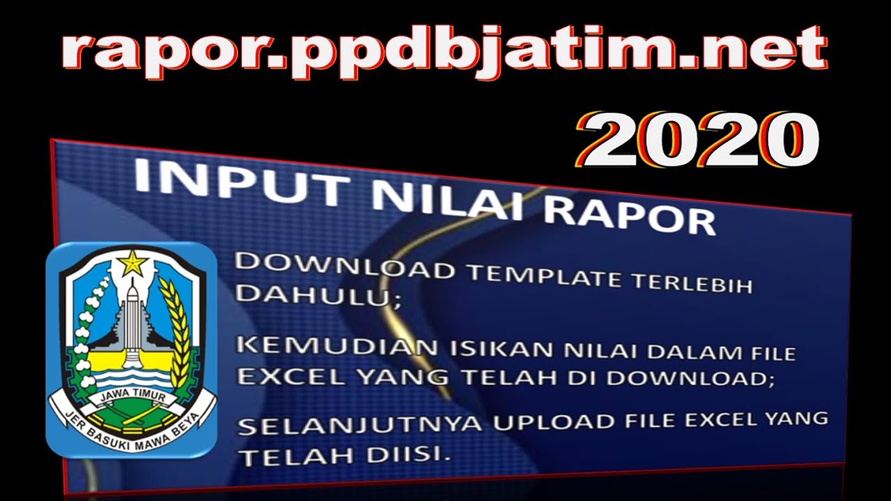 tutorial cara login dan entri data nilai siswa di ppdbjatim.net I Penerimaan Peserta Didik Baru