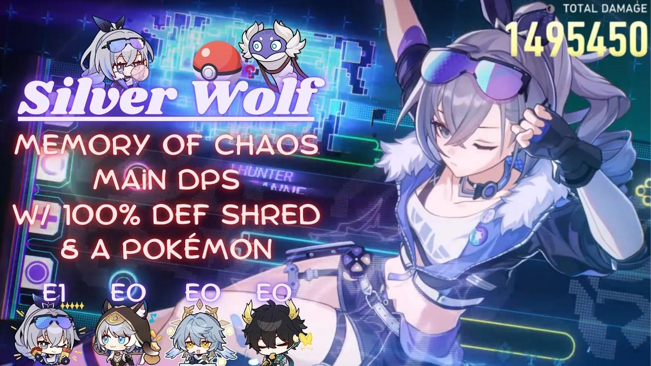 Silver Wolf is now a Pokémon Trainer with 100% DEF Shred