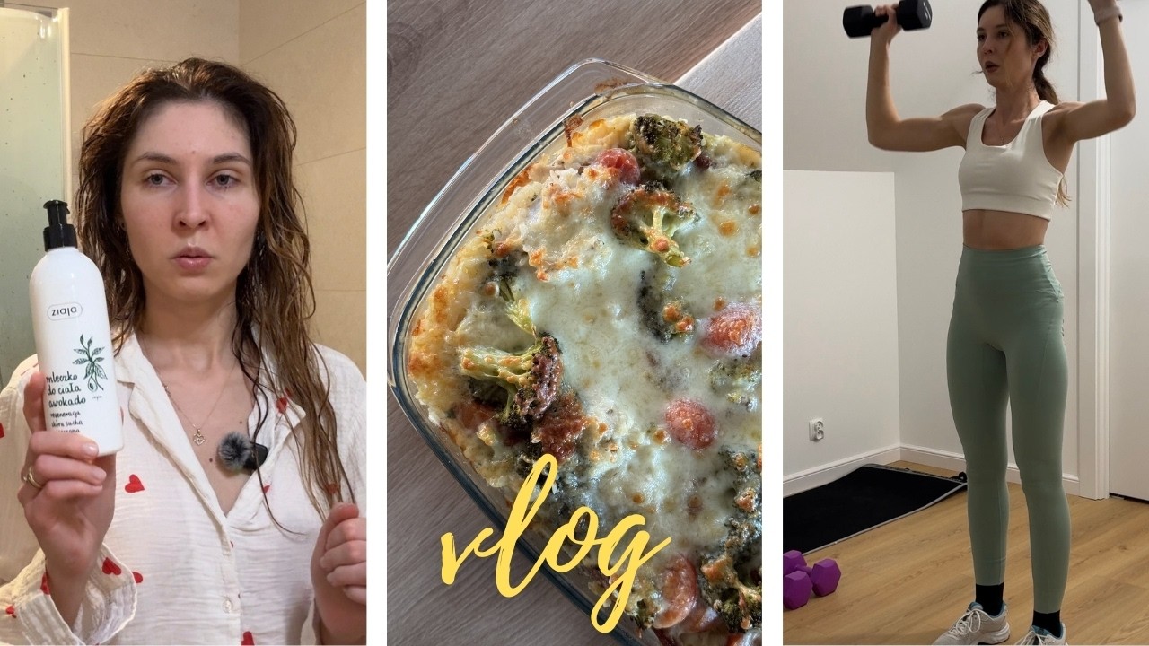 VLOG | zapiekanka ryżowa, ćwiczenia & wieczór panieński