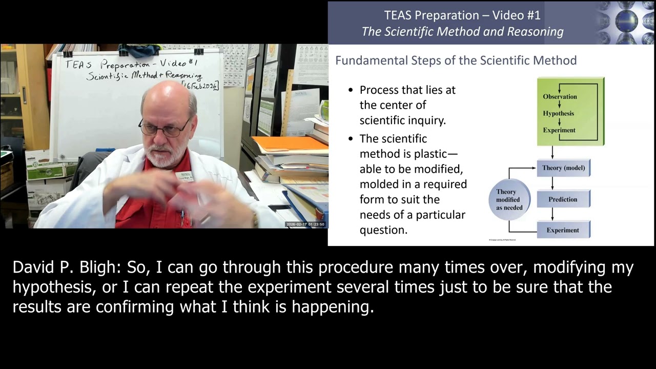 TEAS Video #1 - Scientific Method & Reasoning w/Subtitles