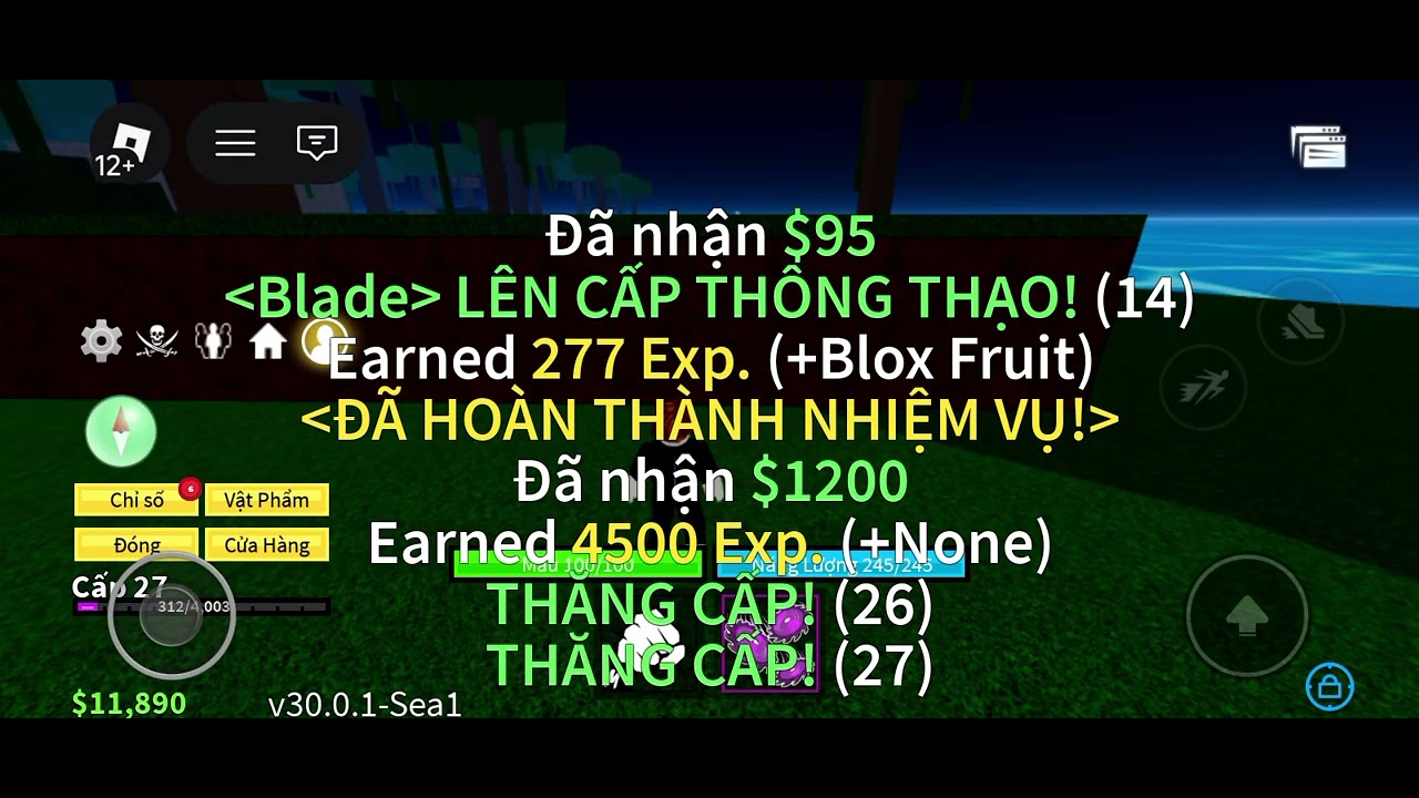 Huygamebor đây sẽ chơi blox foot (lv20-30)