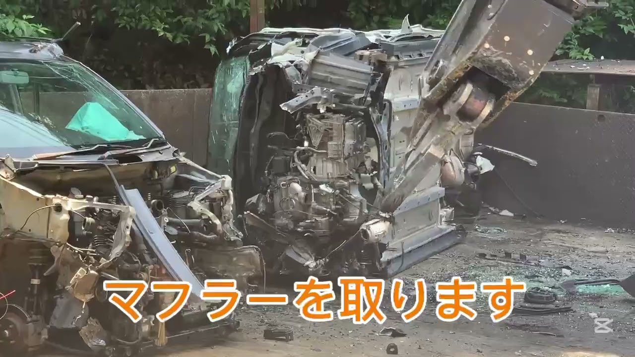 【第5話】自動車リサイクル業　機械解体（ニブラ処理）後編です！#解体 #廃車#車#広島