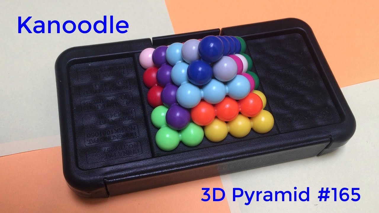 Kanoodle Game Puzzle Tutorial (Pyramid #165)