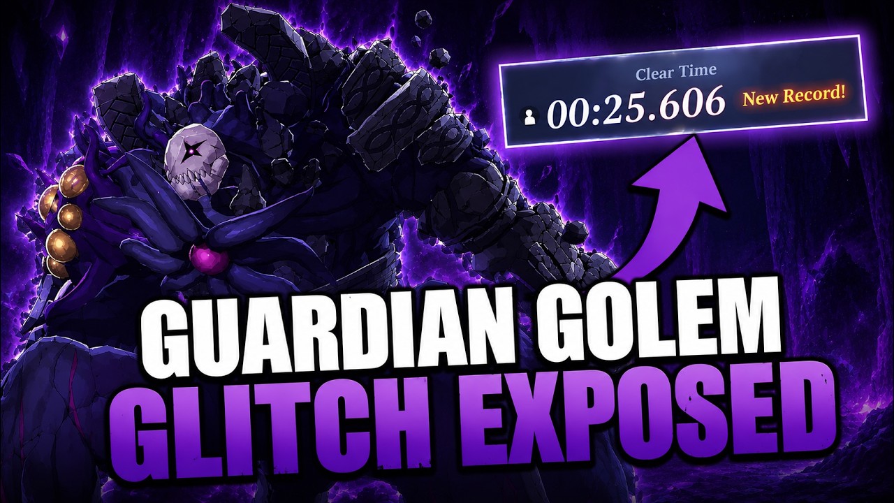 Guardian Golem Speedrun 25.606s (With Exploit) | The Seven Deadly Sins: Origin
