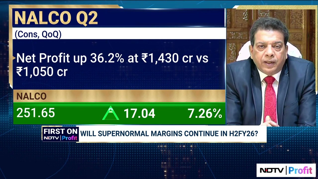 NALCO CMD in Conversation with ND TV Profit | Q2 Results | FY 25 26