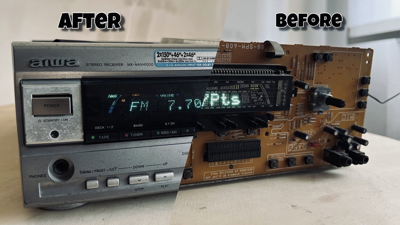 Too Dusty! AIWA STEREO RECEIVER MX-NAVH1000 - What's inside?