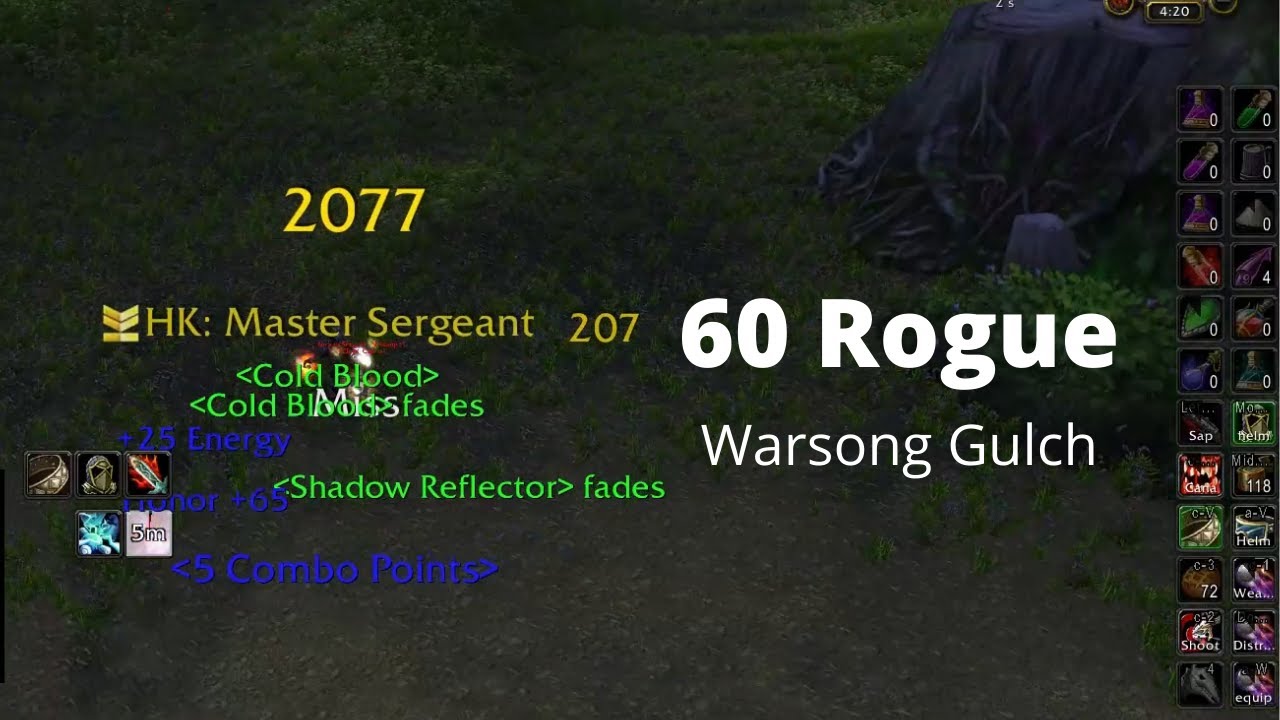 Classic WoW  Rogue PvP - Back to Hemo - WSG