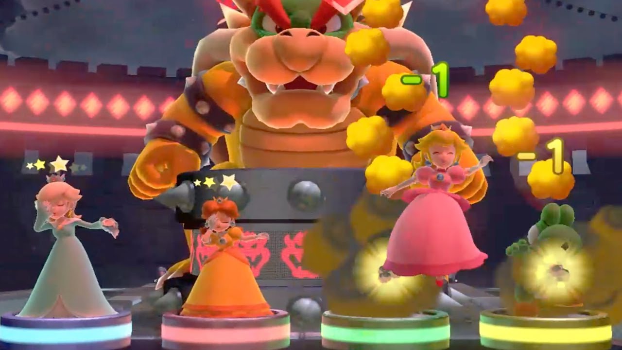 Mario Party 10 Bowser Party - Rosalina Peach Daisy Yoshi (Chaos Castle)