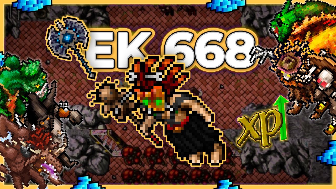 EK 668 Hunt Solo Roshamuul Prison (Demons Boosted) 6.3kk/h Raw + 500k Profit - Tibia Hunt [15.11]