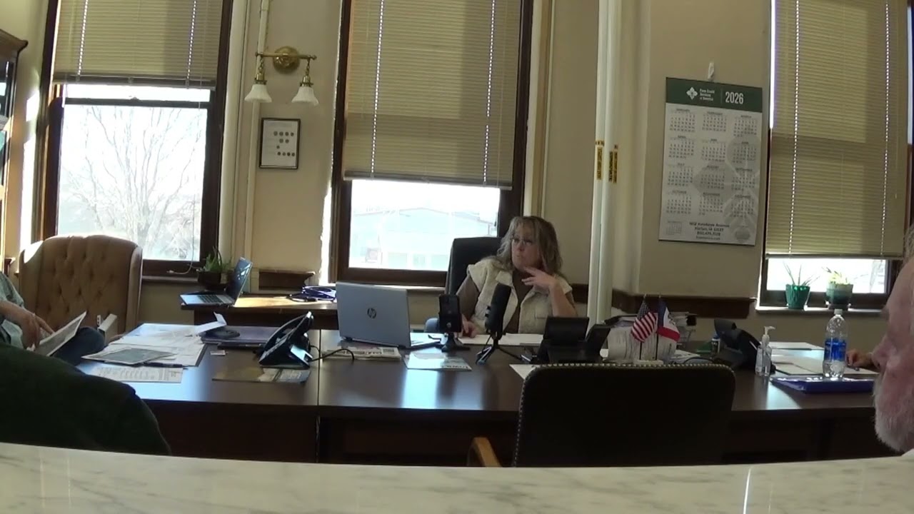 Harrison County Iowa Board of Supervisor's Meetings - TCE Discussion 2-5-26