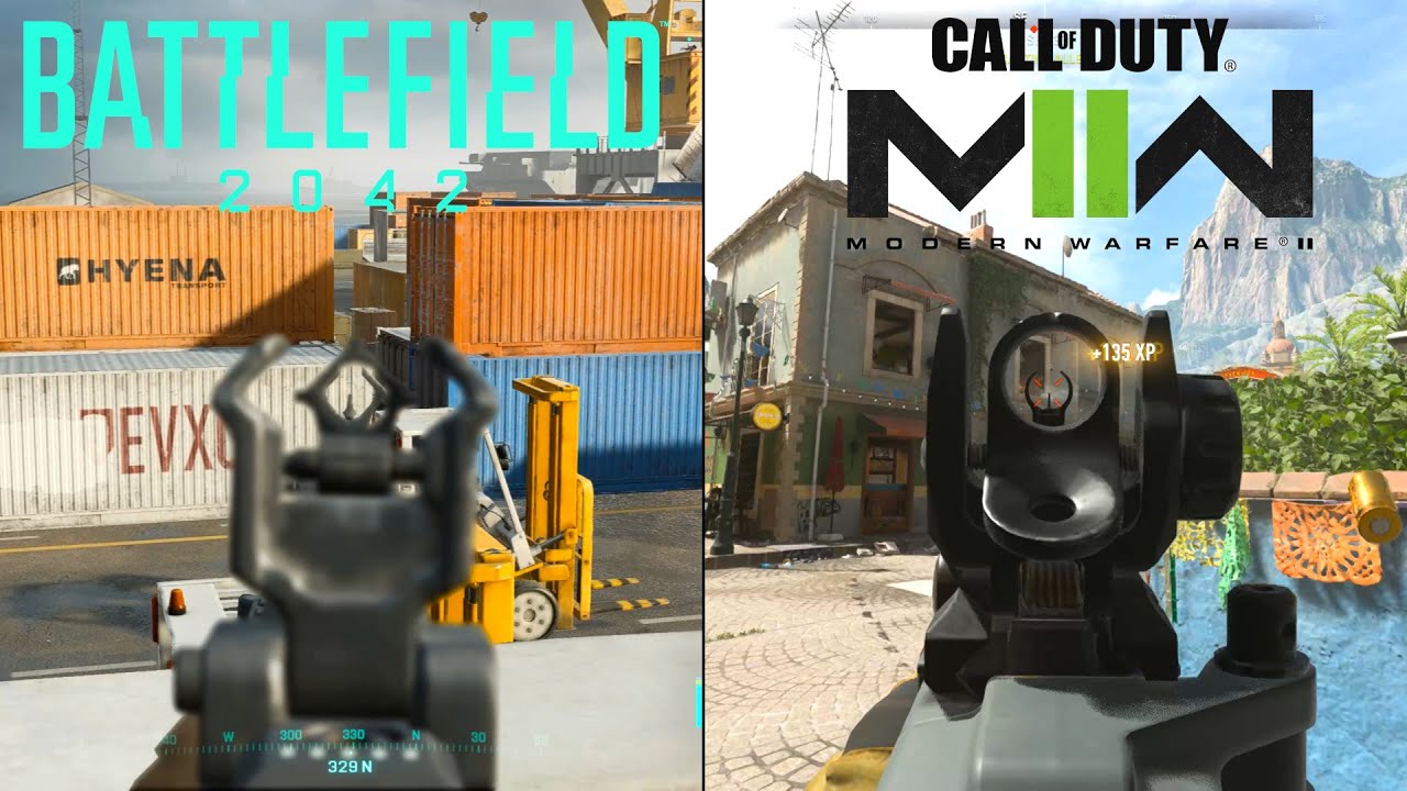 Vector gameplay comparison - Modern warfare 2 vs Battlefield 2042