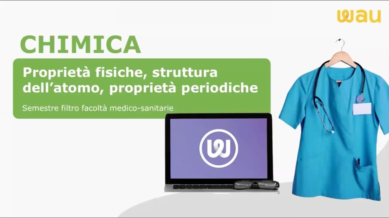 Corso Teoria Semestre Filtro - Lezione Chimica 1