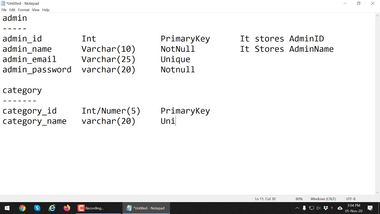 How to Design Project Database or Data Dictionary | AkashSir.com
